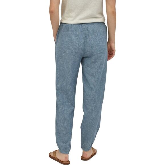 Patagonia Island Hemp Beach Pants Women’s Small Blue Lightweight Minimalist - Picture 2 of 10